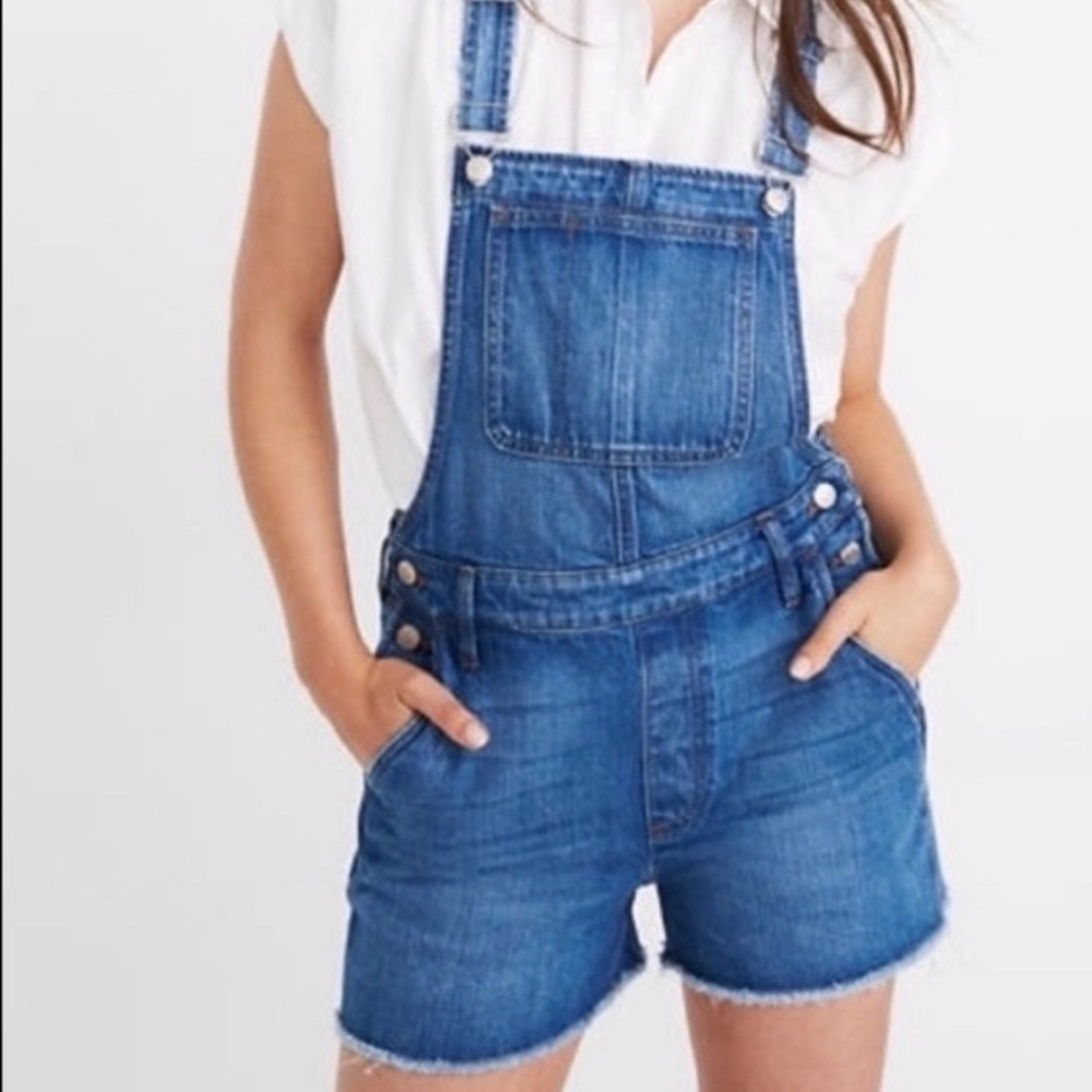 Madewell Indigo Denim Overall Shorts for Spring & Summer 2026